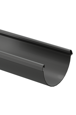 Желоб водосточный 1,5 м Люкс (Lux) Графит