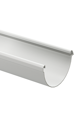 Желоб водосточный 1,5 м Люкс (Lux) Пломбир