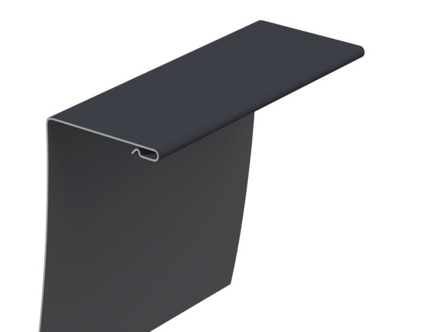 Универсальный околооконный профиль 89/254 мм, графит - 1