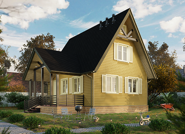 Гибкая черепица Eurasia, Шестигранник, Черный - 2