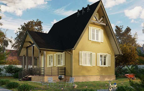 Гибкая черепица Eurasia, Шестигранник, Черный - 6